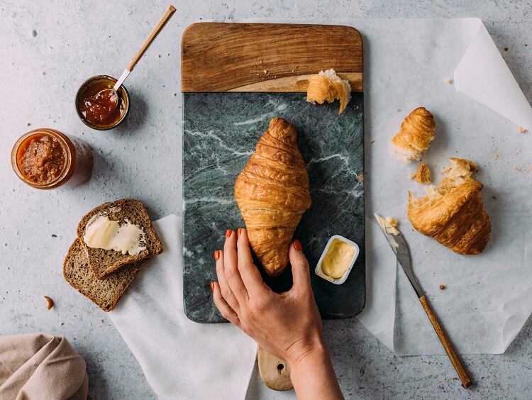 Plant-based fat mimics the texture of animal fat in bakery products