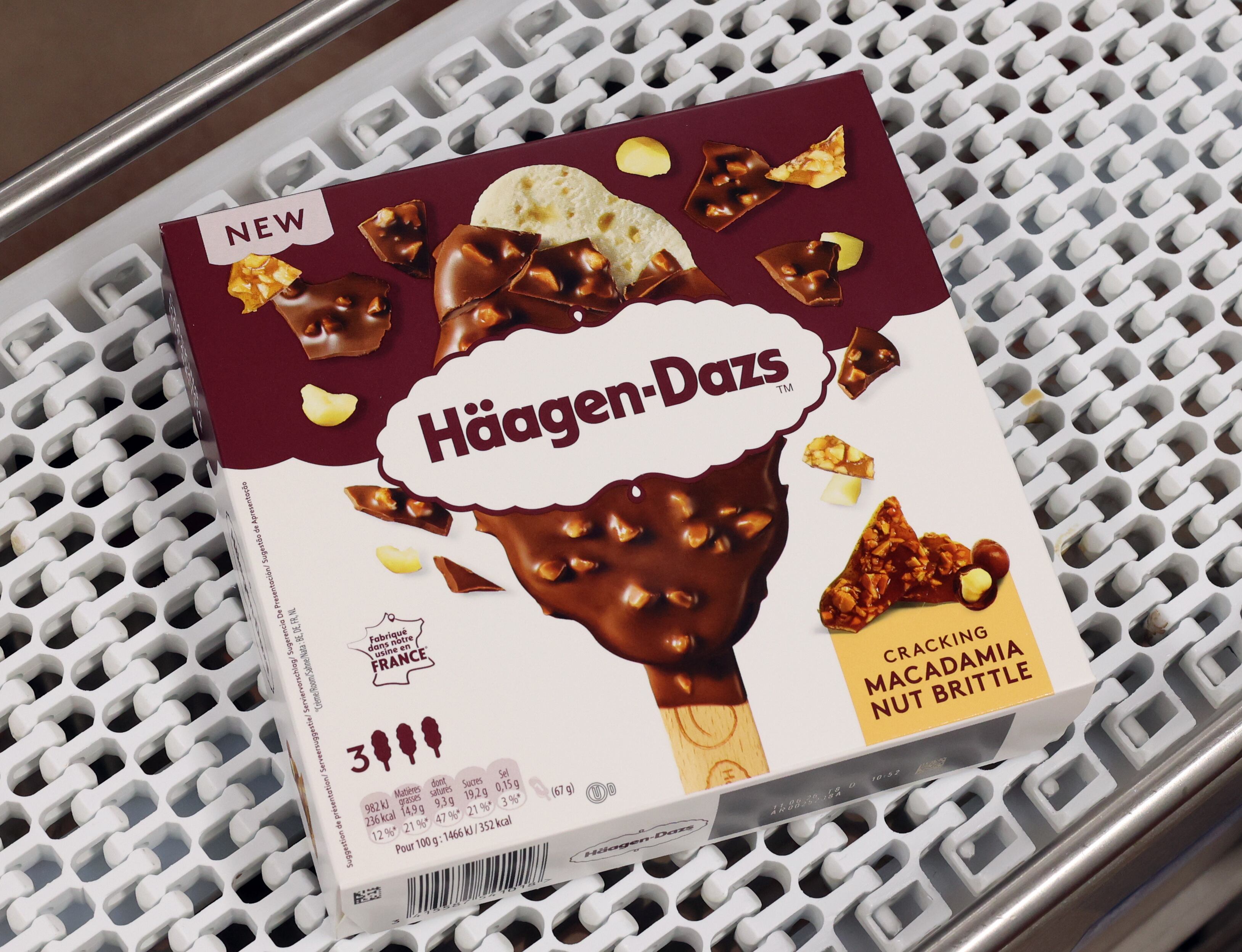 Haagen-Dazs' factory in Arras, France, produces ice cream for more than 90 countries globally.
