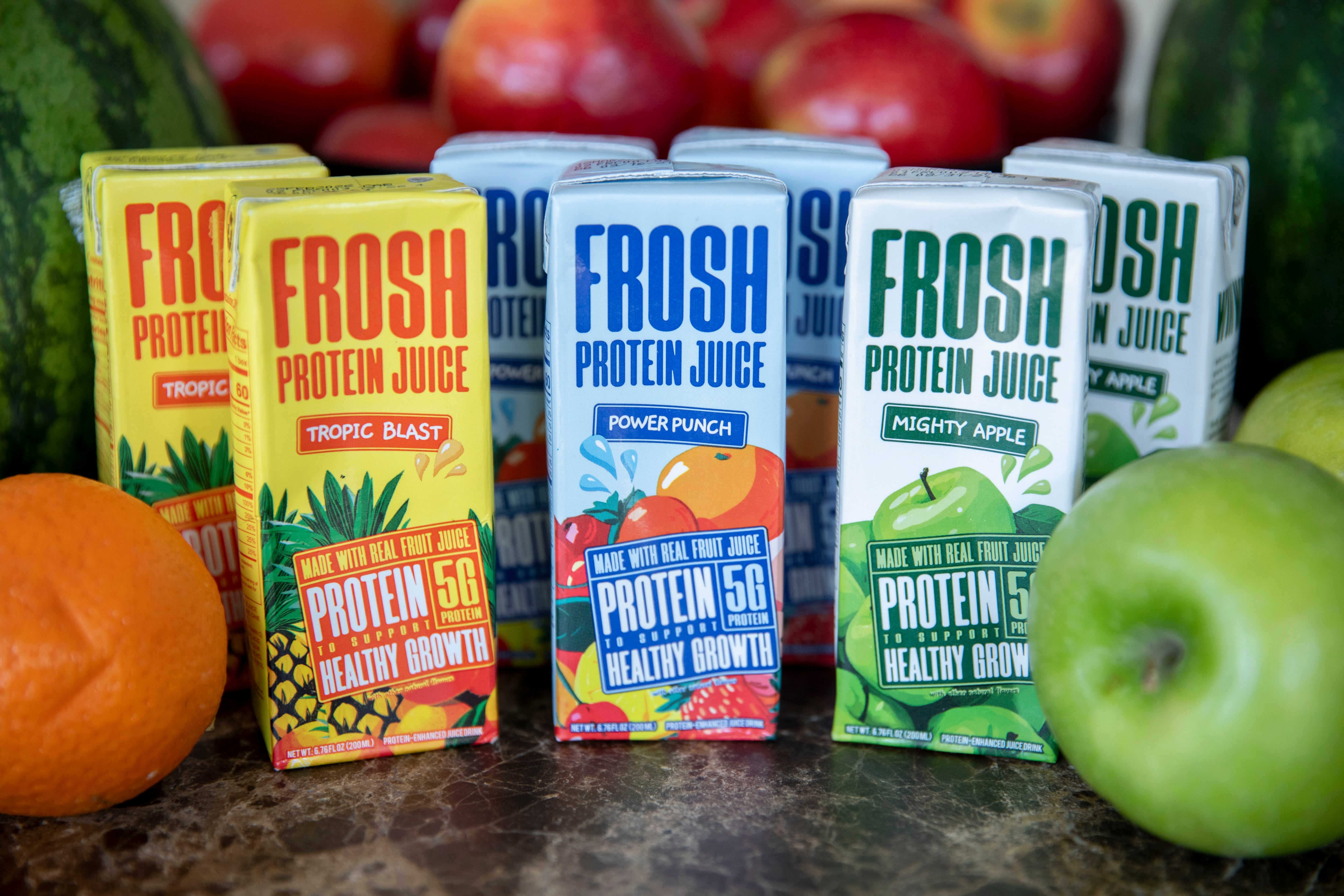 Frosh’s juice contains 5 grams of protein and is positioned as a clean-label alternative to traditional children’s beverages to deliver nutritional value in a familiar format.