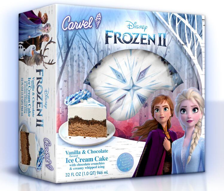 Let it Go... Frozen 2 ice cream cake