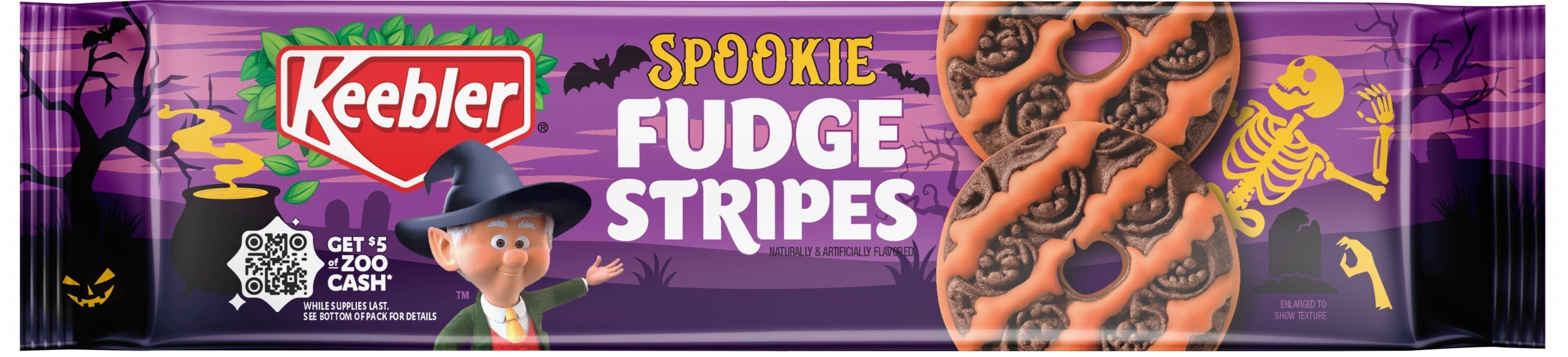Image of Keebler Spookie Fudge Stripes cookies