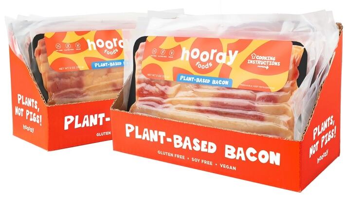 Hooray Foods’ plant-based bacon bucks declines in overall meat alternatives