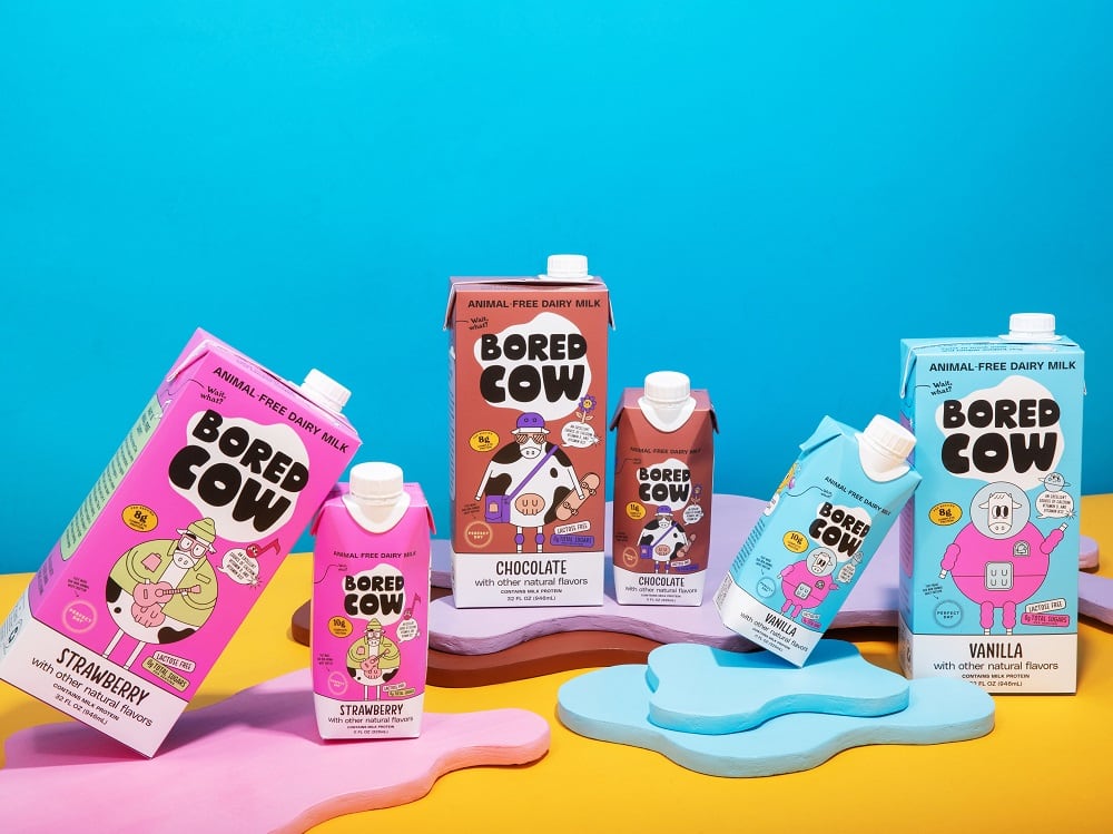 Tomorrow Farms debuts animal-free flavored milk brand Bored Cow with Perfect Day: 'Animal-free is the future of this category'
