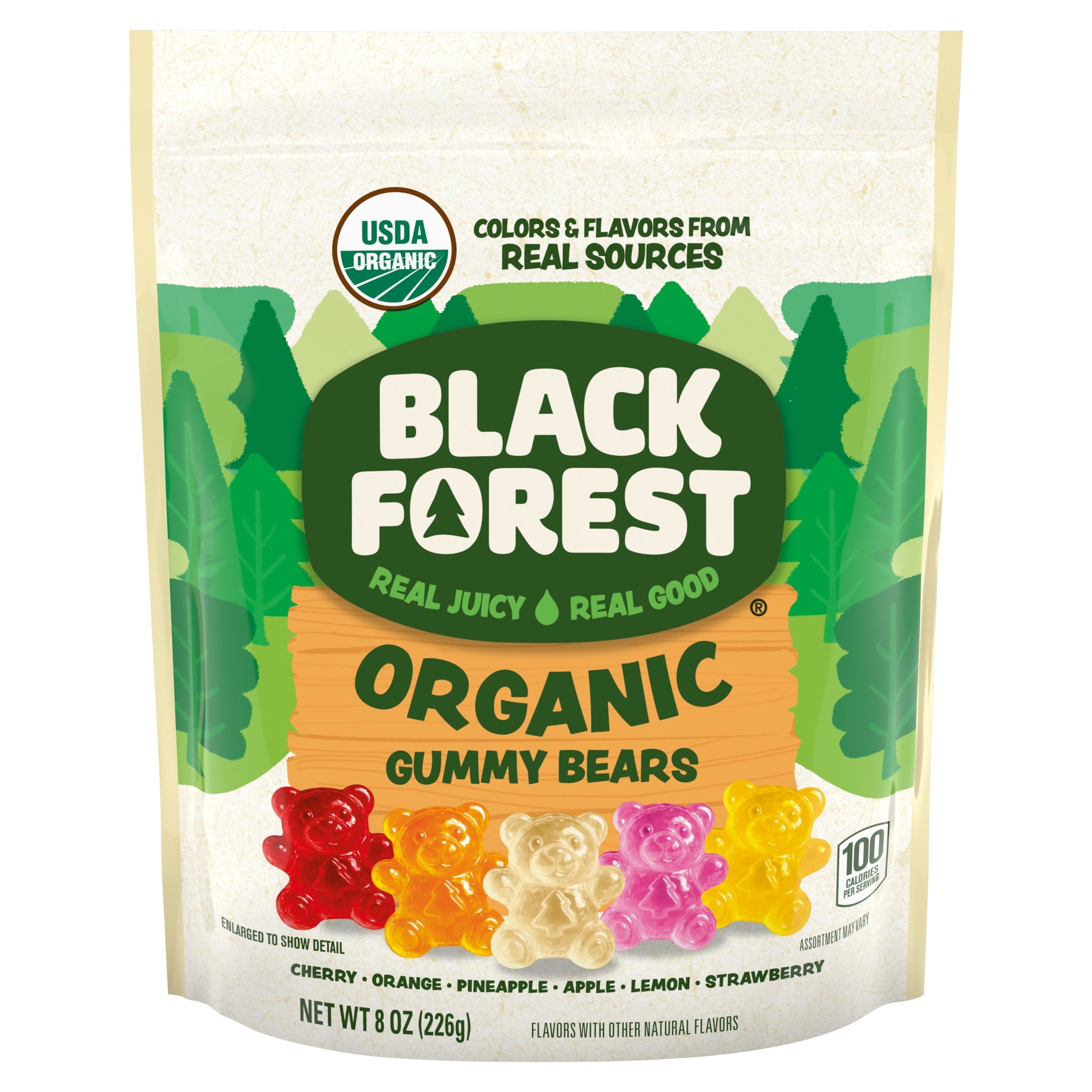 Black Forest Organic Gummies are Certified Gluten Free and fat-free, crafted to deliver the signature soft, chewy, deeply fruity bite that Black Forest fans already love.