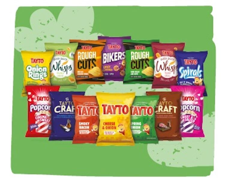 Tayto Snacks' product lineup