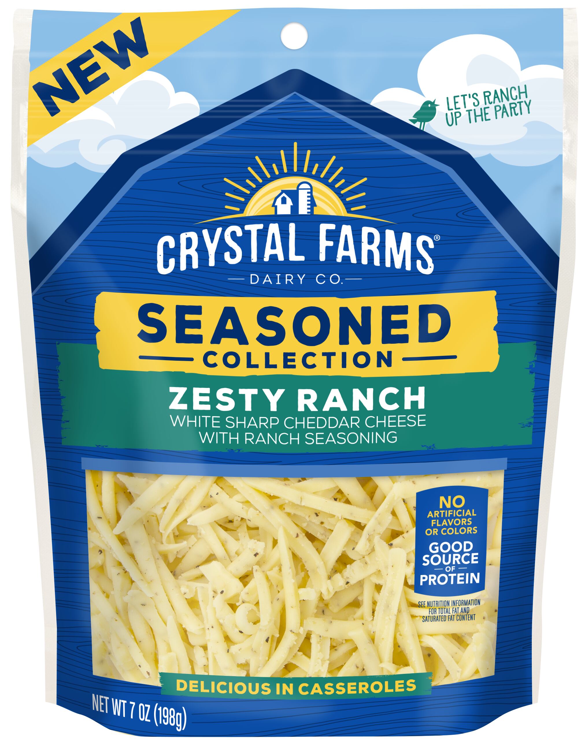 Crystal Farms Zesty Ranch Seasoned Shreds
