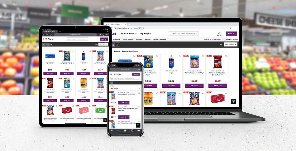 Giant Food launches single, integrated e-commerce site