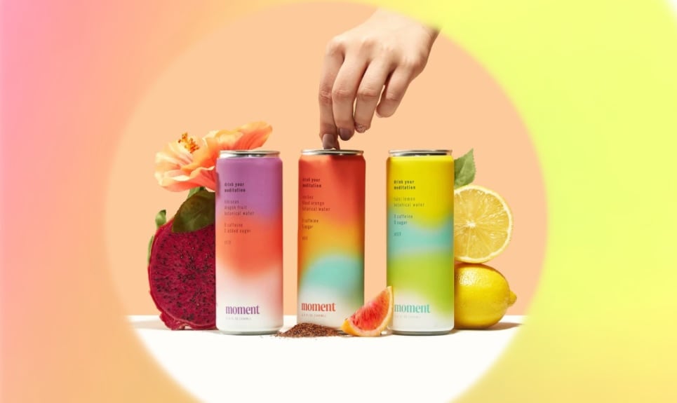 Botanical beverage Moment creates a ‘gateway to mindfulness’ by offering ‘meditation in a can’