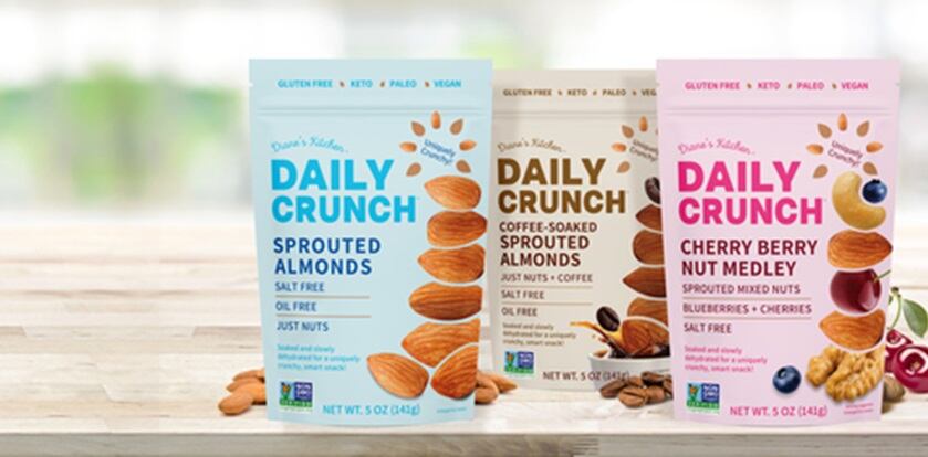 Sprouted nuts are ready for mainstream, predicts category newcomer Daily Crunch