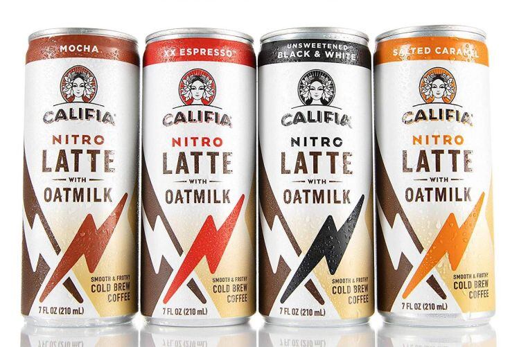 Califia Farms launches shelf-stable oatmilk nitro lattes 