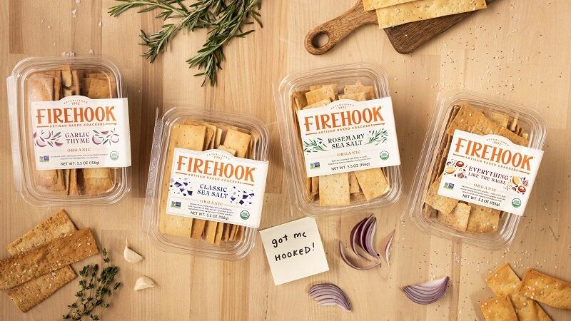 Cracker brand Firehook expands with collabs and new look