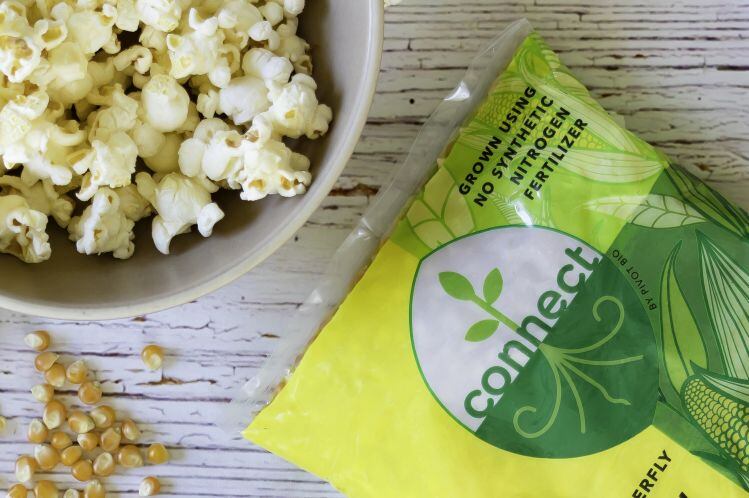 'Grown using no synthetic nitrogen fertilizer...' sustainability claims 2.0: AgTech startup Pivot Bio moves into CPG space with Connect popcorn