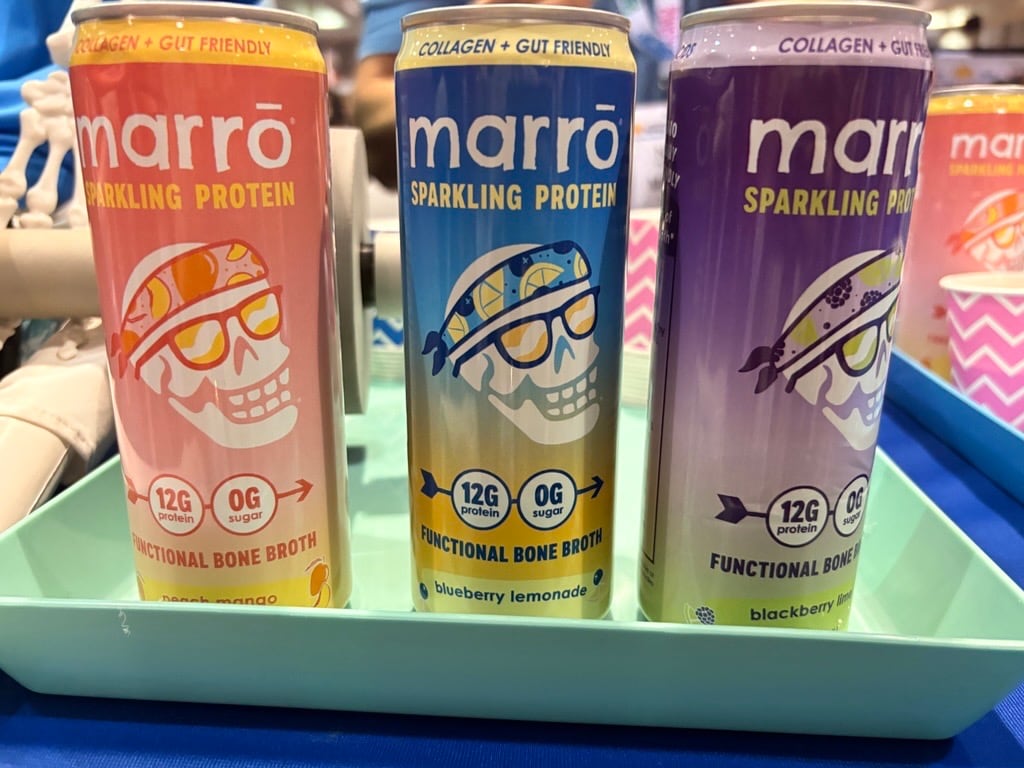 Marro uses citrus flavors and carbonation to make bone broth more approachable, positioning the ancient ingredient as a modern functional beverage