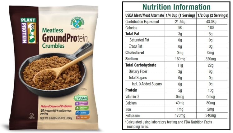 Ground Pro from Inland Empire Foods: Shelf-stable lentil crumbles