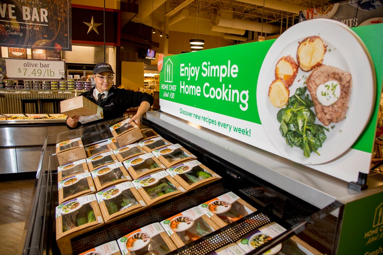 Kroger and Home Chef launch in-store meal kits, test out ‘on-demand’ 15-minute express meal kits