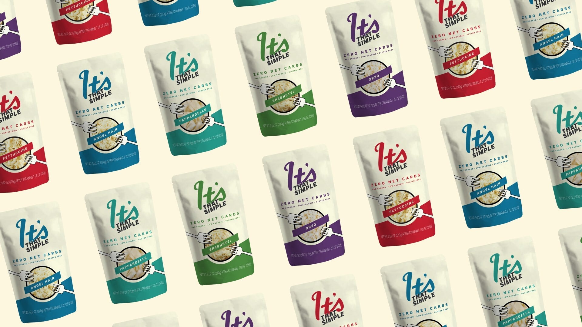 It’s That Simple offers rice blends that include 50% konjac flour and 50% rice flour.