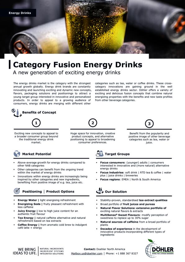 We bring energy drinks to life