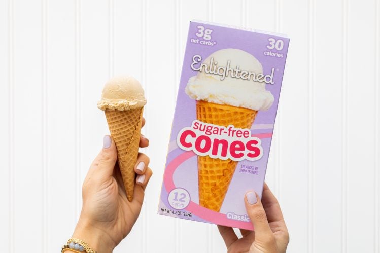 Enlightened cones have zero sugar