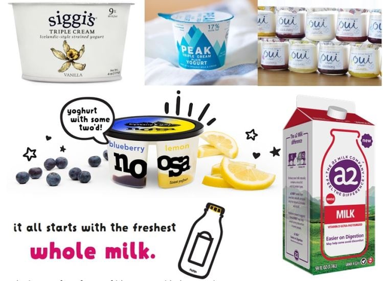 Full fat and Icelandic pockets of growth in lackluster US yogurt market; while flavored milk and lactose-free help offset declines in fluid milk 