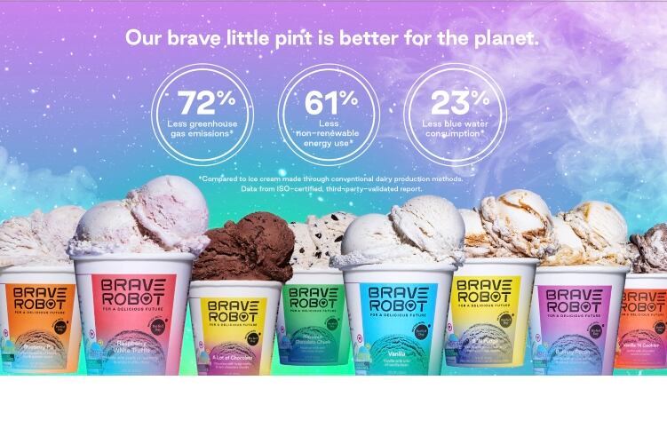 Brave Robot says report shows 72% emissions reduction compared to dairy