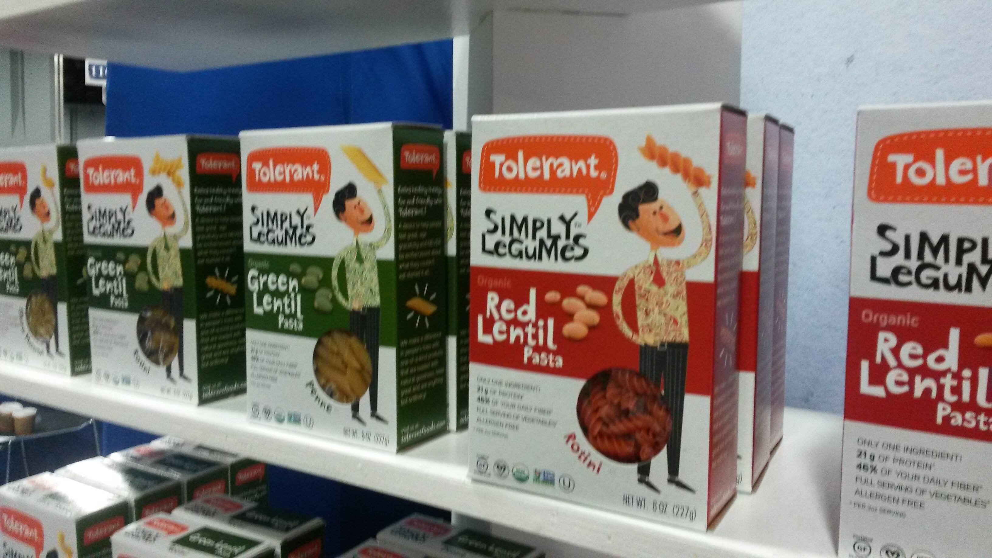 Tolerant makes pastas for everyone by using legumes