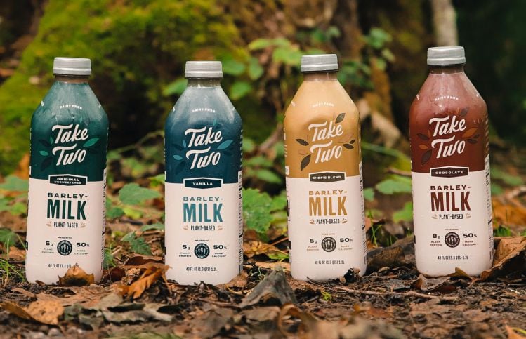 Barleymilk: ‘It’s the first plant-based milk that tastes, nourishes and performs like traditional dairy,’ claims Take Two Foods