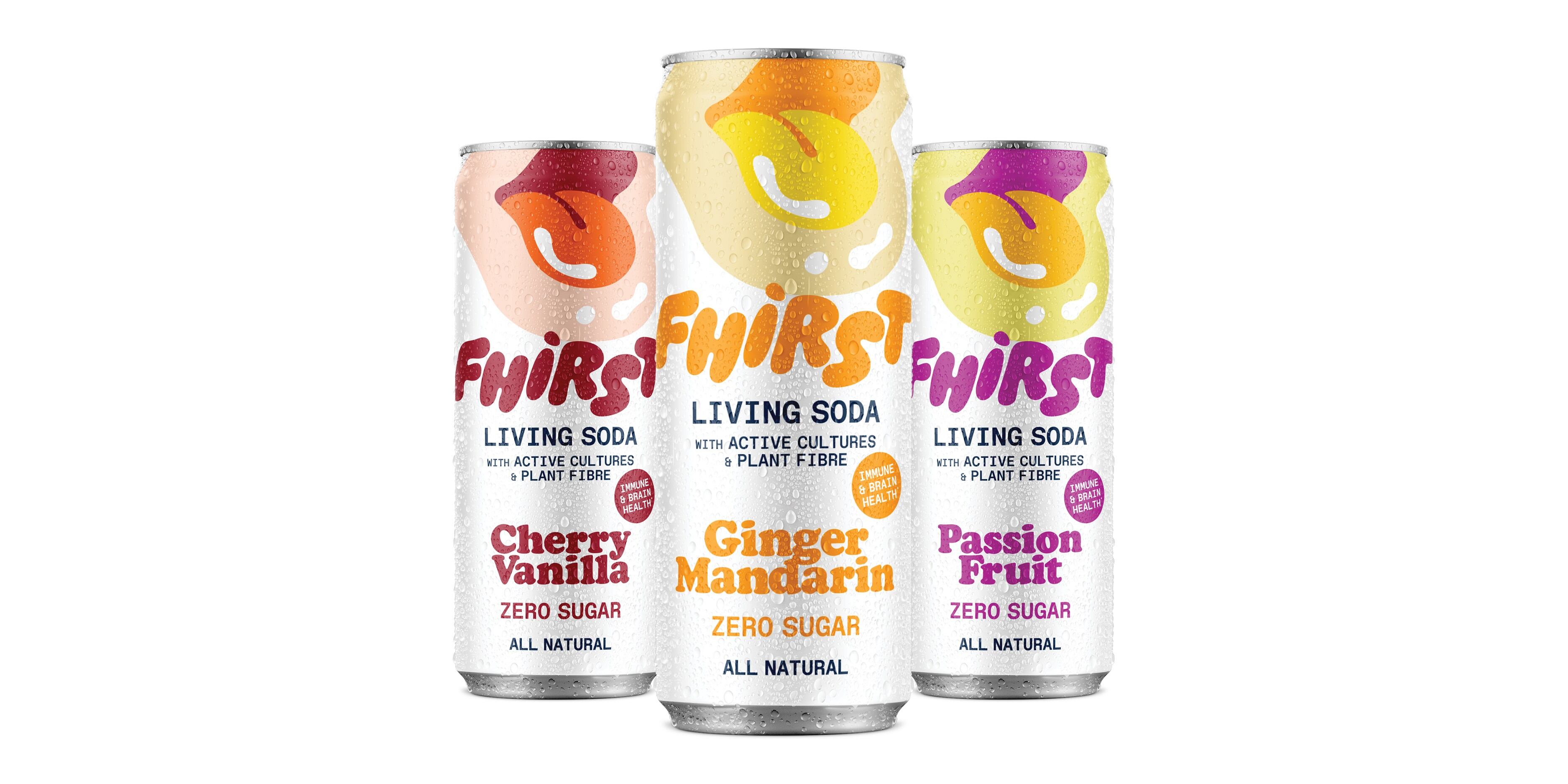 ‘Living soda’ with probiotic and prebiotic