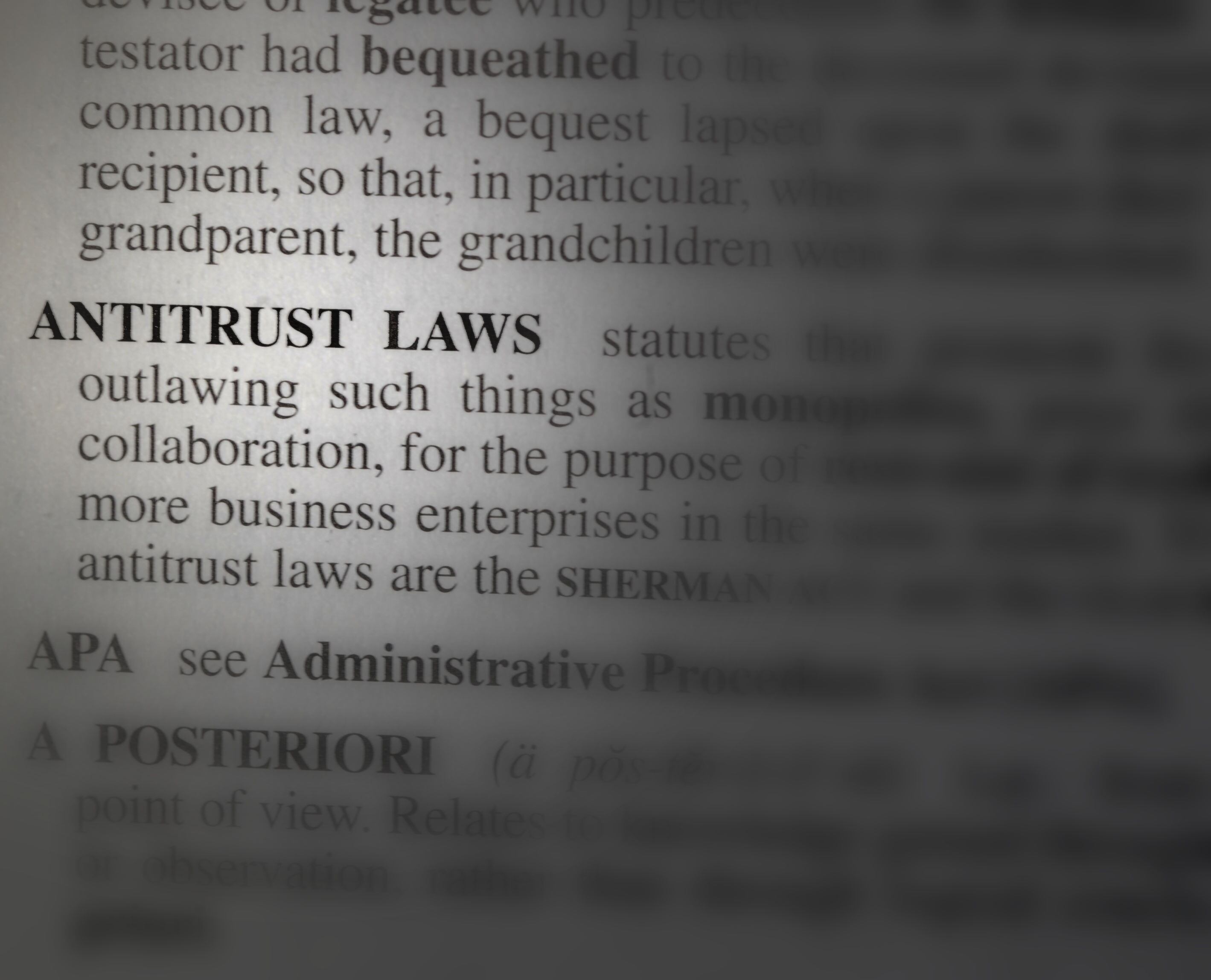 Antitrust laws statues