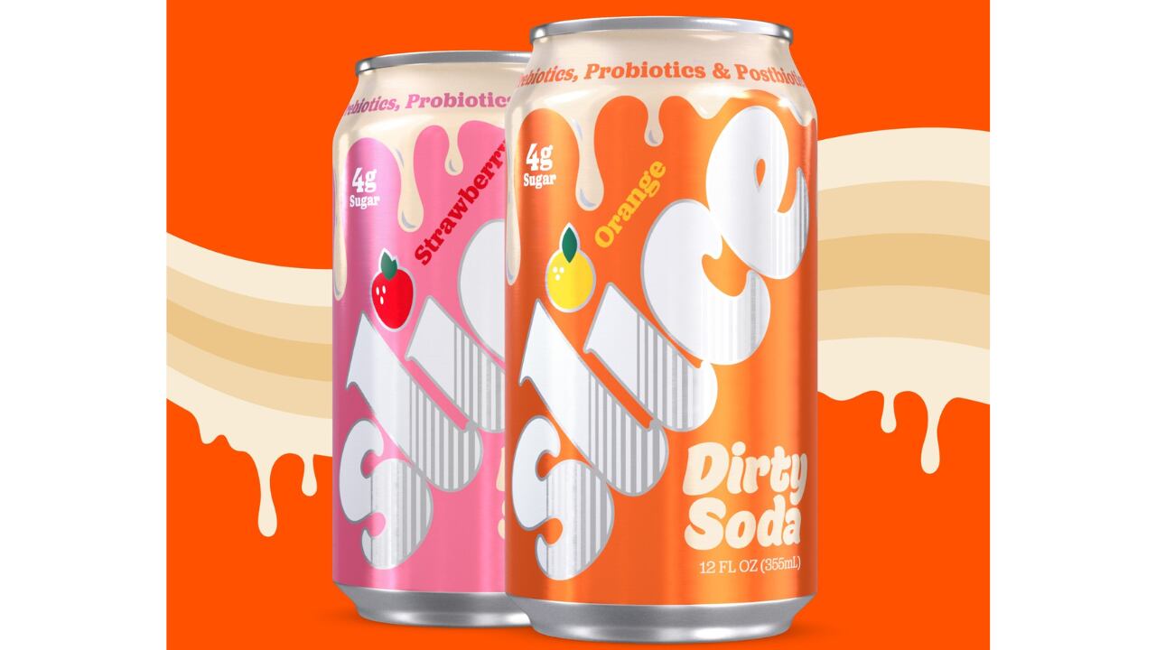 The Dirty Orange and Dirty Strawberry sodas contain 60 and 50 calories, respectively.