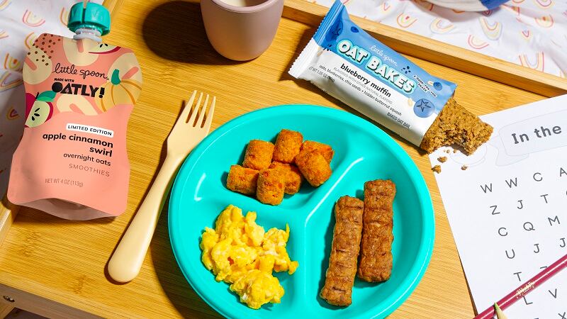 DTC children’s food brand Little Spoon expands with breakfast SKUs, Oatly collaboration