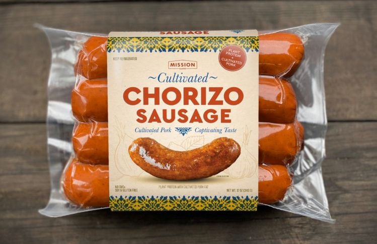 Mission Barns, and Silva Sausage test-drive hybrid sausages blending cell-cultured animal fat and plant-based protein