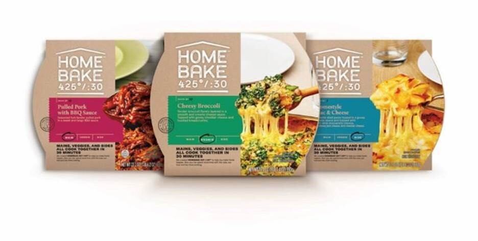 HomeBake 425/:30 is Kraft Heinz’s latest foray into frozen entrees, side and veggie meal solutions