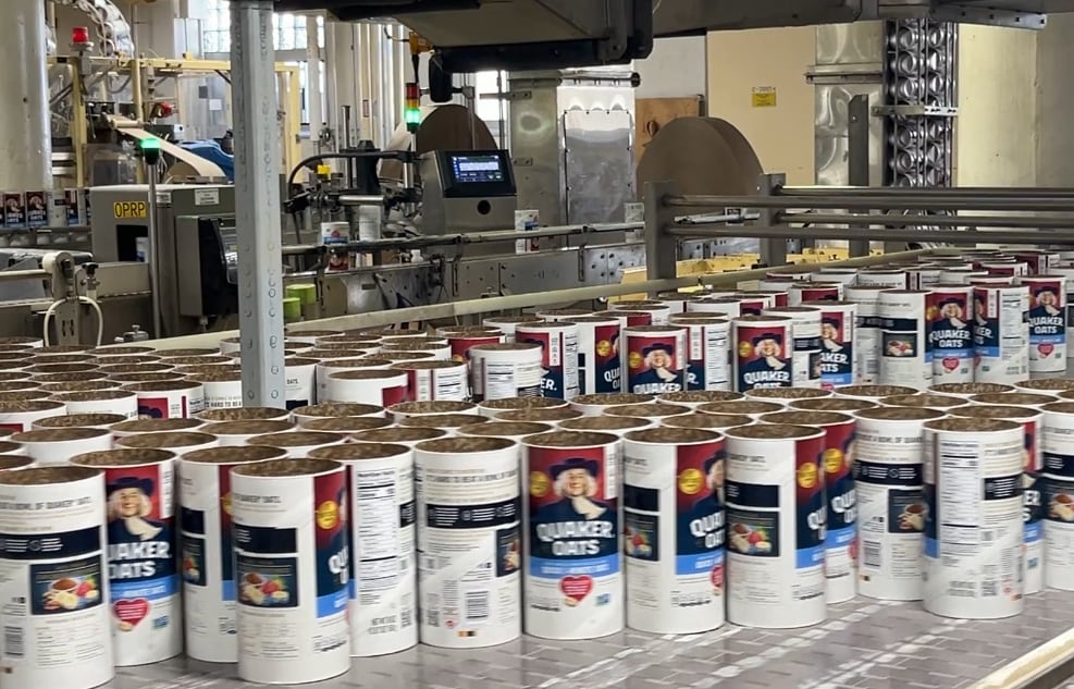 Quaker Oats' Cedar Rapids plant is one of PepsiCo’s largest facilities.