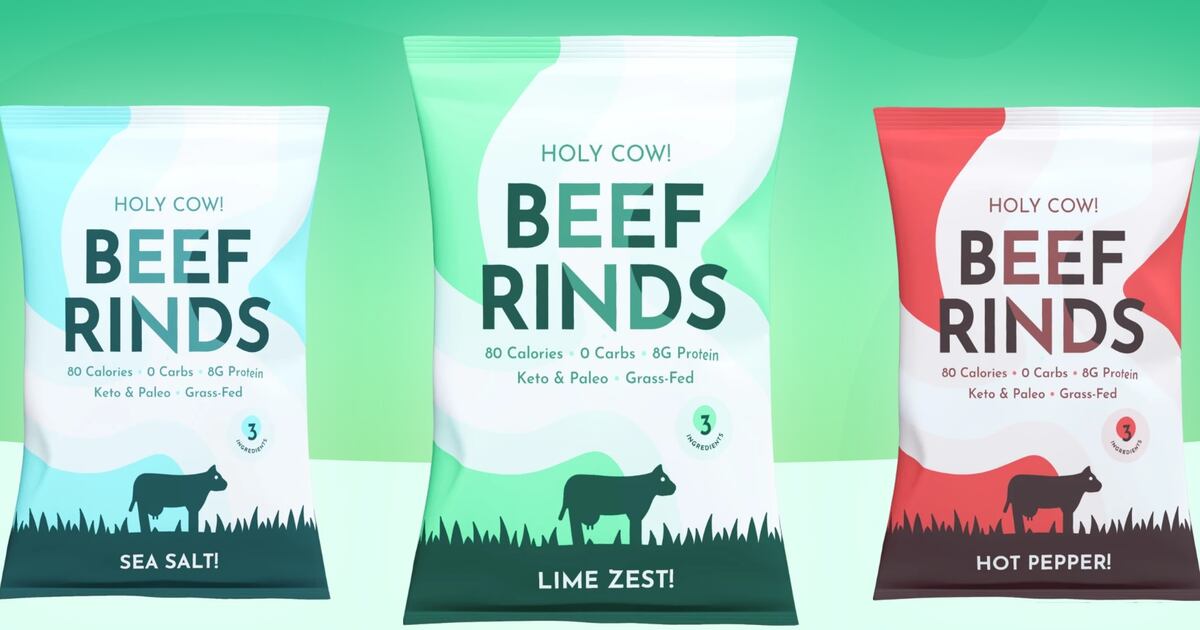 Holy Cow’s beef rinds upcycle cattle hides for a nutrient-dense ...