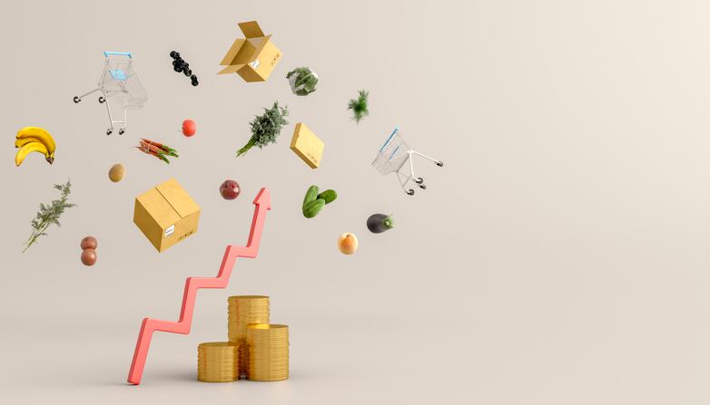 Rising food costs outpace those for all goods, suggesting more inflation to come