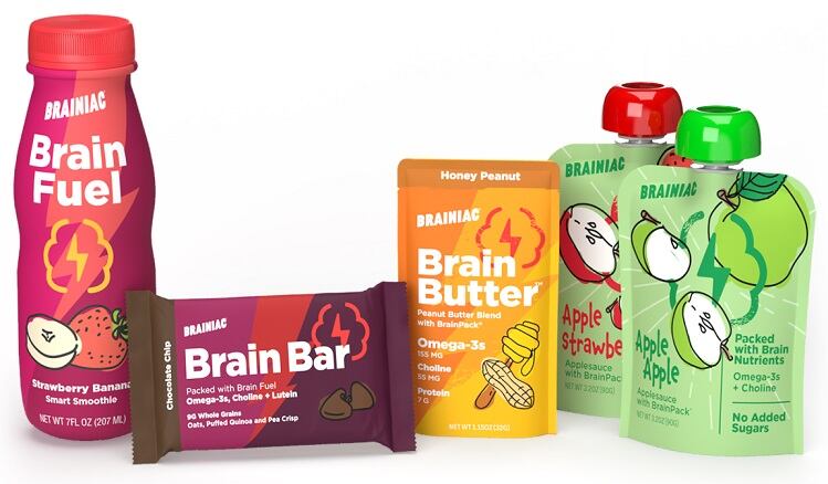 Brain food… not just for kids: Brainiac Kids becomes Brainiac Foods, expands into bars, nut butters