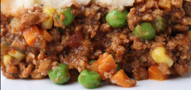 Beyond Meat beef Crumbles in recipe