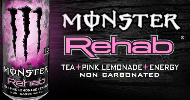 MOnster tea pink lemonade energy
