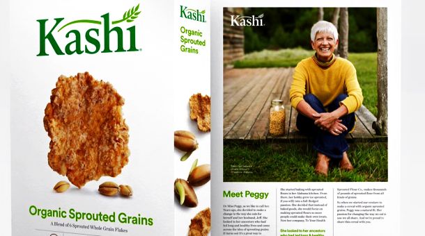 kashi sprouted grains with Peggy Sutton