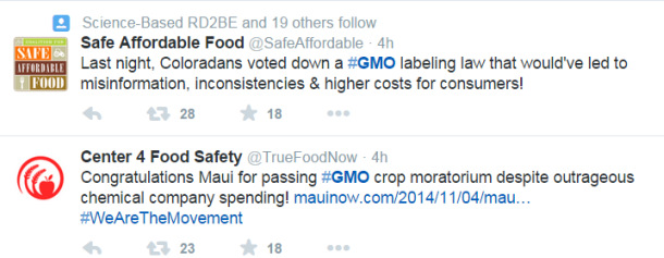 GMO tweets 1