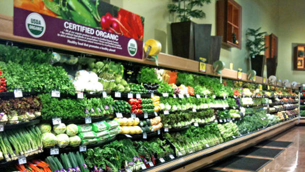 Kroger organics-sourced from Frugal in Fort Worth