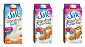 Silk almond milk range