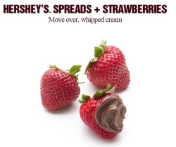 Hershey's spreads with strawberries
