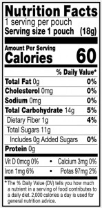 kind nutrition label