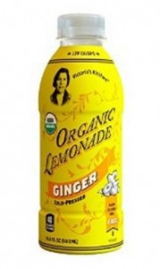 organic lemonade with ginger