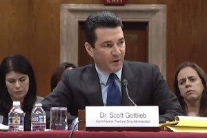 Dr Scott Gottlieb at senate hearing April 2018