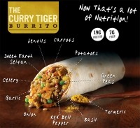 sweet earth curry tiger burrito