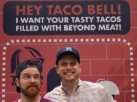 Taco Bell Beyond Meat stand