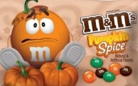 Pumpkin spice M&Ms