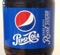 Pepsi cola real sugar